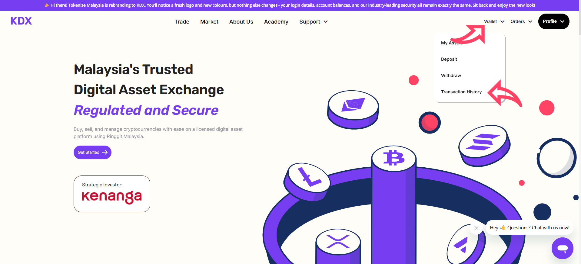 For Website - How to Cancel Pending Deposit Transaction – KDX Support